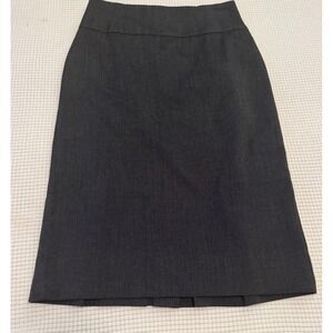 Worthington Women's Dark Gray Career Business‎ Office Pencil Skirt Size 4 EUC
